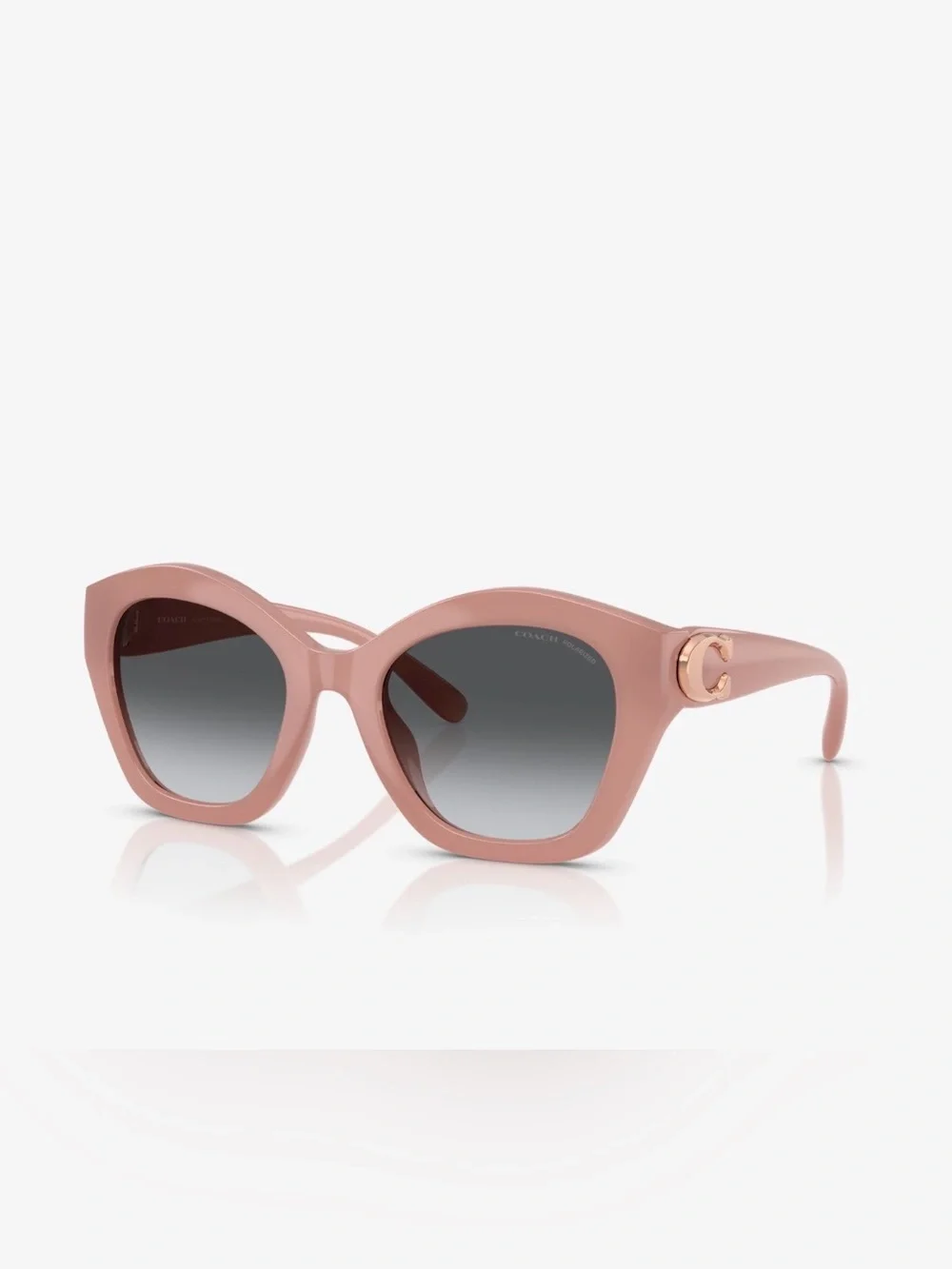 Coach | Milky Buff Pink Cat-Eye Sunglasses